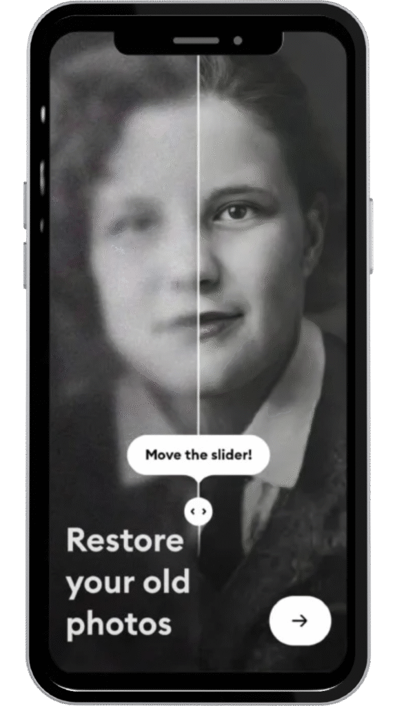 Download Remini Pro APK for iOS | Best Photo Enhancer for 2025 3 Remini iOS old filter
