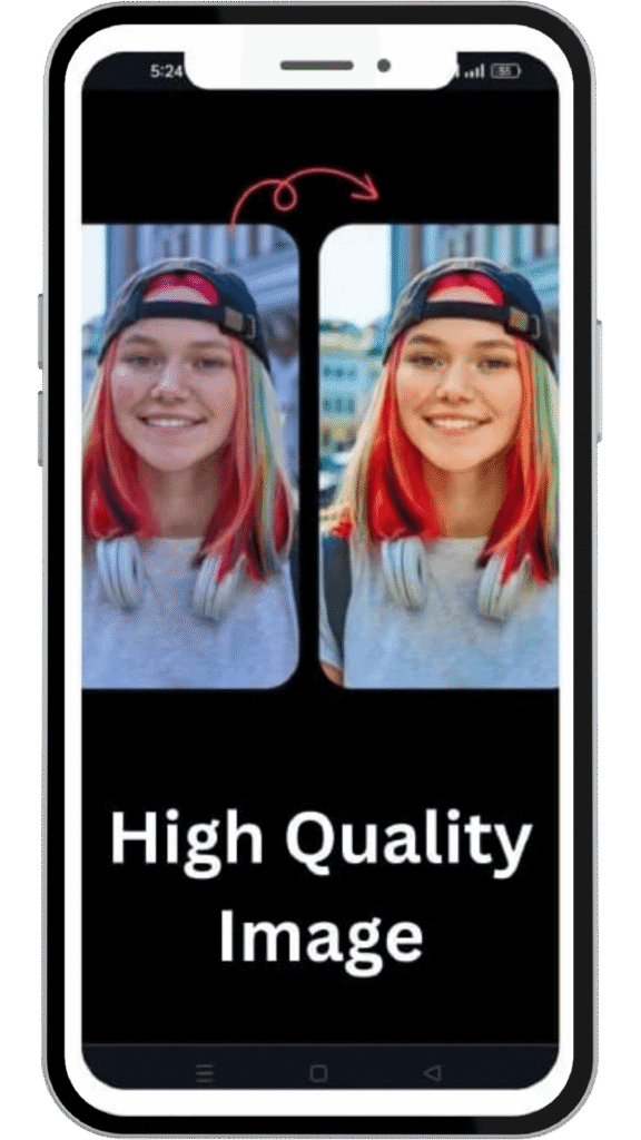 Web Remini high quality image