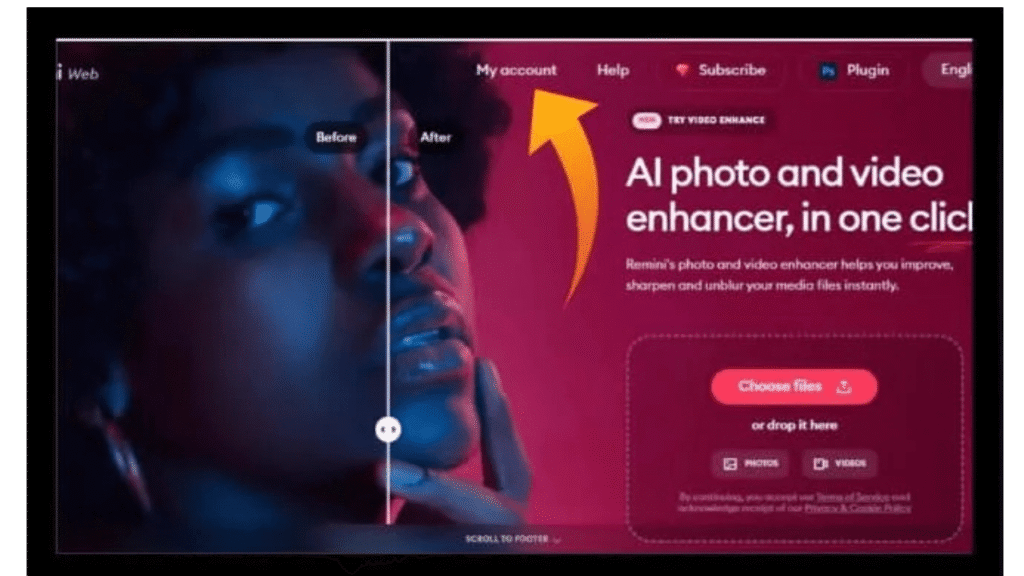 Remini Web hero image