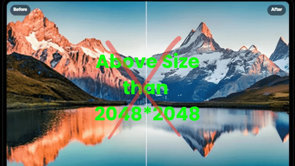 Size issue image for remini web