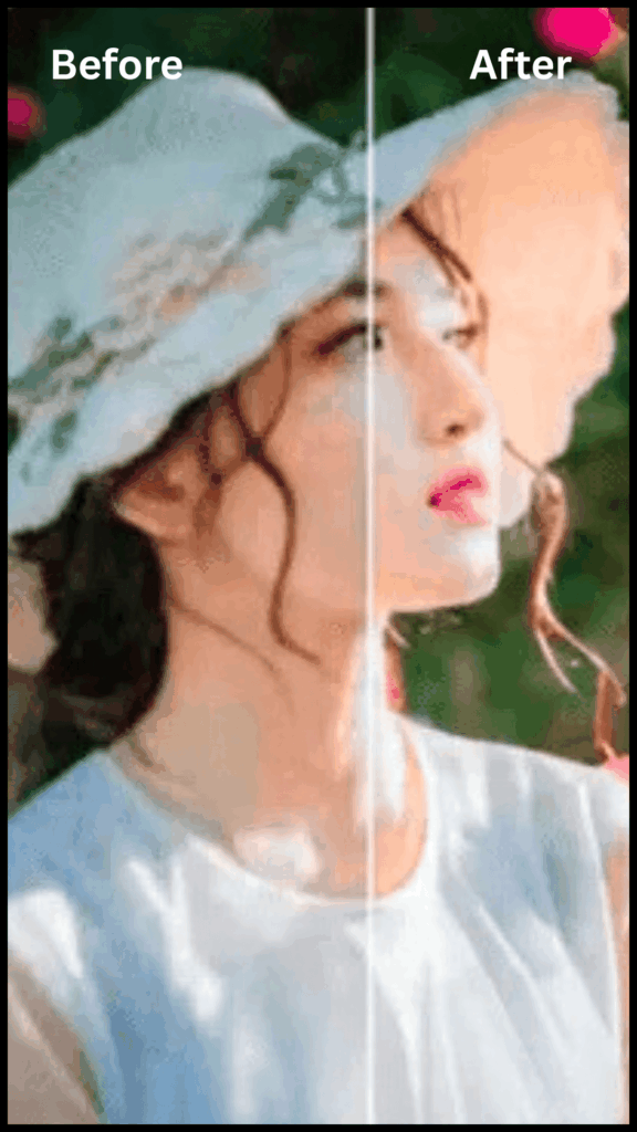 Before After Color Correction effect