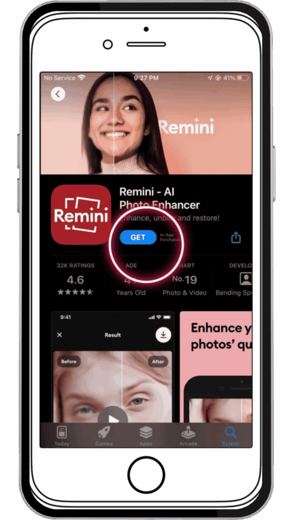 Get Remini For iOS image