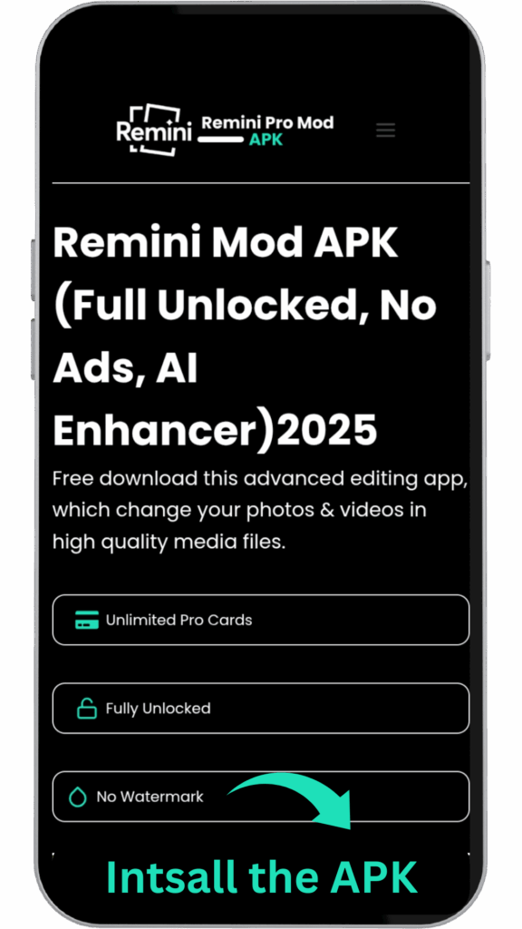 Installation Guide Photo of Remini