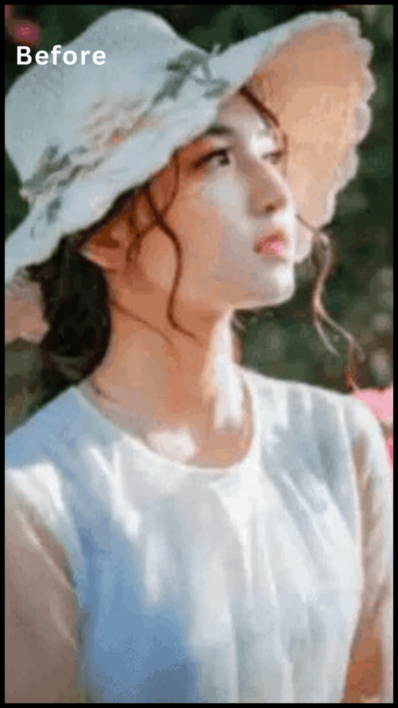 Remini APK filter before Enhancing