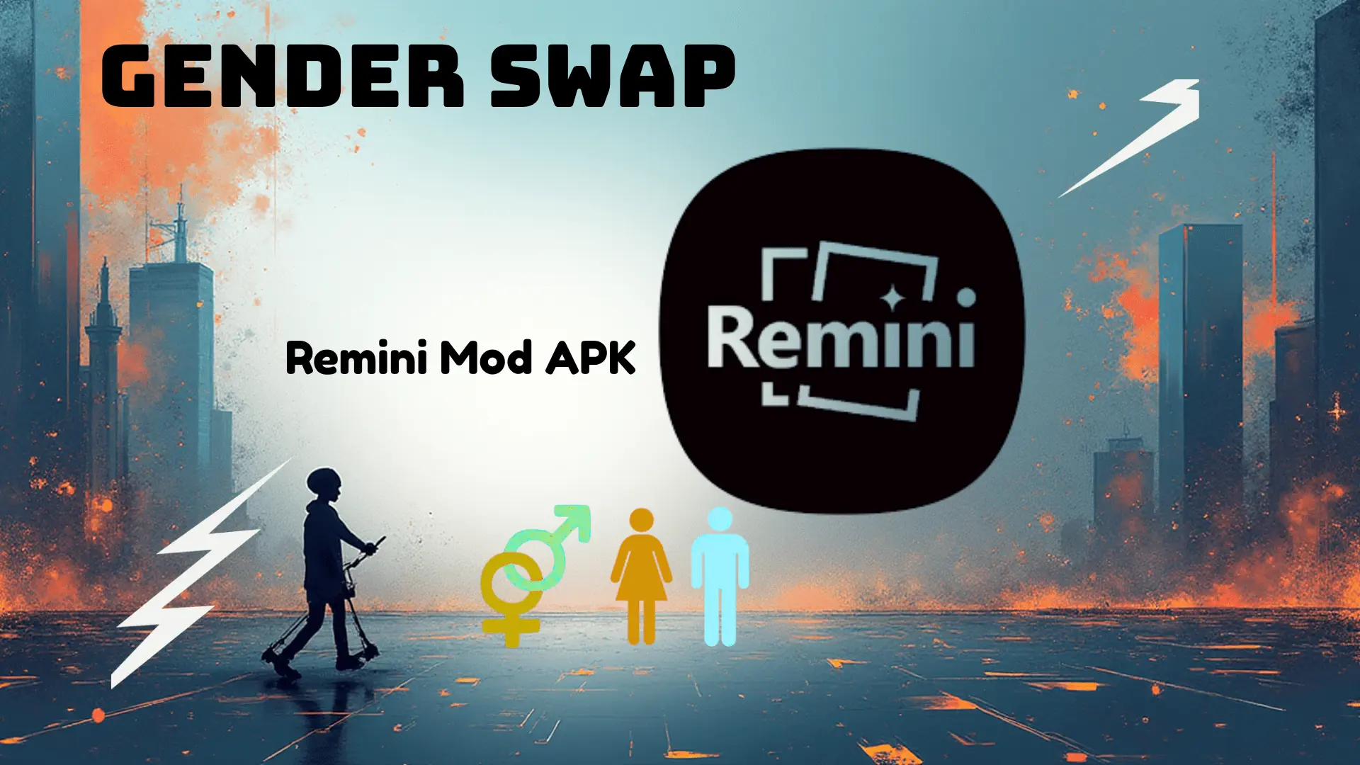 Gender Swap Remini Mod APK Snap